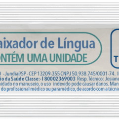 Abaixador de Língua Embalado Individual - 500 Unid.