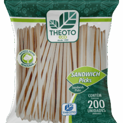 Palito Sanduíche - 200 Unid.